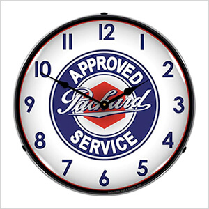 Packard Approved Service Backlit Wall Clock