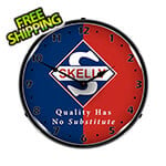 Collectable Sign and Clock Skelly Quality Has No Substitute Backlit Wall Clock