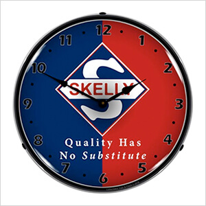 Skelly Quality Has No Substitute Backlit Wall Clock