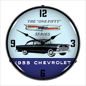 1955 Chevrolet One Fifty Backlit Wall Clock