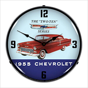 1955 Chevrolet Two Ten Backlit Wall Clock