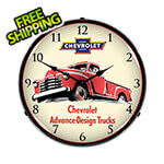 Collectable Sign and Clock 1953 Chevrolet Truck Backlit Wall Clock