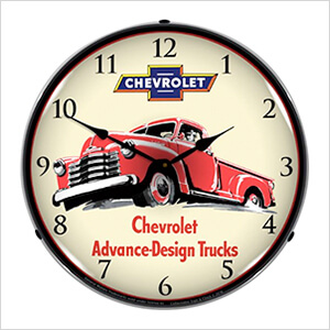 1953 Chevrolet Truck Backlit Wall Clock