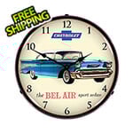 Collectable Sign and Clock 1957 Chevrolet Bel Air Backlit Wall Clock