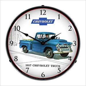 1957 Chevrolet Truck Backlit Wall Clock