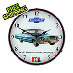 Collectable Sign and Clock 1964 Impala Backlit Wall Clock