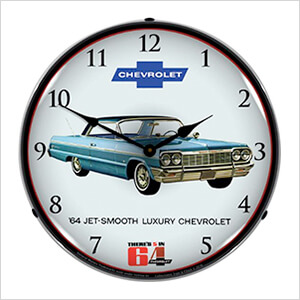 1964 Impala Backlit Wall Clock