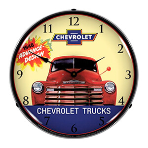1948 Chevrolet Truck Backlit Wall Clock