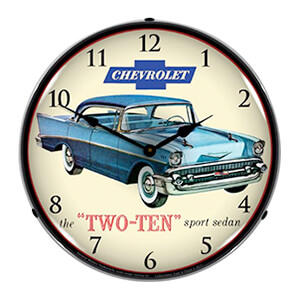 1957 Chevrolet Two Ten Backlit Wall Clock