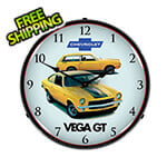 Collectable Sign and Clock 1971 Chevrolet Vega GT Backlit Wall Clock