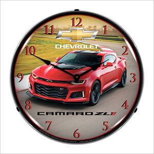 2017 Camaro ZL1 Backlit Wall Clock