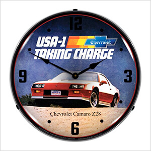 1983 Camaro Z28 Backlit Wall Clock