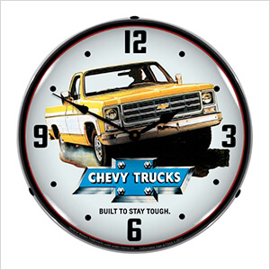 1979 Chevrolet Truck Backlit Wall Clock