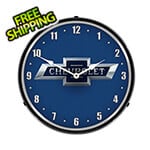 Collectable Sign and Clock Chevrolet Bowtie 100th Anniversary Backlit Wall Clock