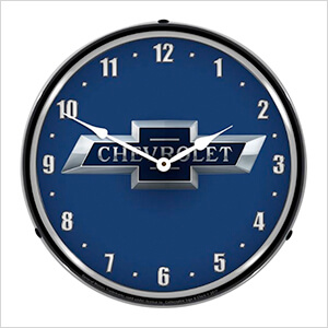 Chevrolet Bowtie 100th Anniversary Backlit Wall Clock