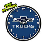 Collectable Sign and Clock Chevrolet Trucks 100th Anniversary Backlit Wall Clock