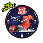 Collectable Sign and Clock MKT Katy Lines Backlit Wall Clock
