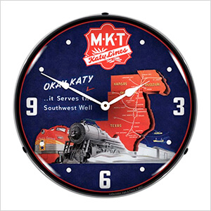 MKT Katy Lines Backlit Wall Clock
