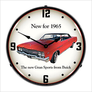 1965 Buick GS Backlit Wall Clock