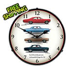 Collectable Sign and Clock 1965 Chevrolet Lineup Backlit Wall Clock