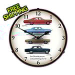 Collectable Sign and Clock 1965 Chevrolet Lineup Backlit Wall Clock