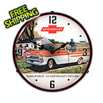 Collectable Sign and Clock 1959 Chevrolet Task Force Truck Backlit Wall Clock