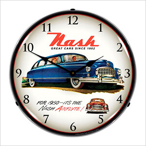 1950 Nash Backlit Wall Clock