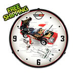 Collectable Sign and Clock C4 Corvette Tech Backlit Wall Clock