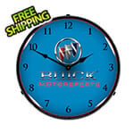 Collectable Sign and Clock Buick Motorsports Backlit Wall Clock