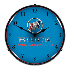 Buick Motorsports Backlit Wall Clock