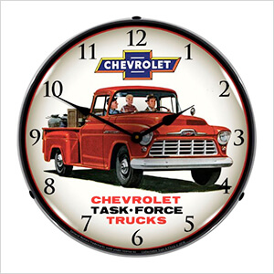 1956 Chevrolet Truck Backlit Wall Clock