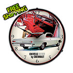 Collectable Sign and Clock 1966 Chevelle SS 396 RI Backlit Wall Clock