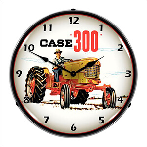 Case 300 Tractor Backlit Wall Clock