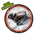 Collectable Sign and Clock Speedway Gas Backlit Wall Clock