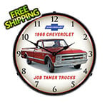Collectable Sign and Clock 1968 Chevrolet Truck Backlit Wall Clock