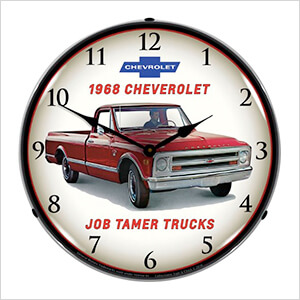 1968 Chevrolet Truck Backlit Wall Clock