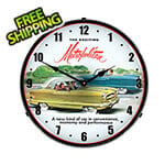 Collectable Sign and Clock 1955 Metropolitan Backlit Wall Clock