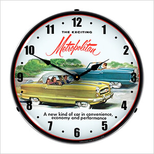 1955 Metropolitan Backlit Wall Clock