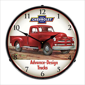 1954 Chevrolet Truck Backlit Wall Clock