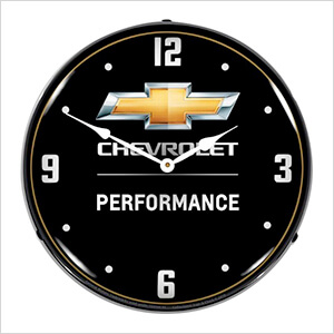 Chevrolet Performance Backlit Wall Clock
