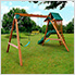 Ranger Plus Swing Set with Slide