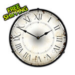 Collectable Sign and Clock Roman Antique Backlit Wall Clock