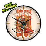 Collectable Sign and Clock We're Born this Way Backlit Wall Clock