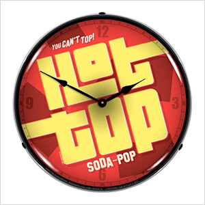 Hot Top Soda-Pop Backlit Wall Clock