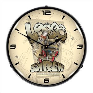 Loose Skrew Backlit Wall Clock