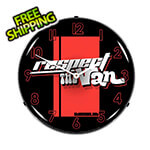 Collectable Sign and Clock Respect the Van Backlit Wall Clock