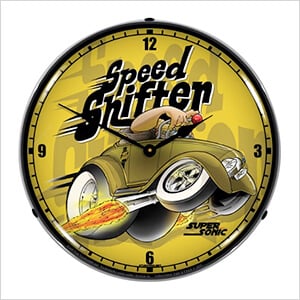 Speed Shifter Backlit Wall Clock