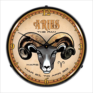 Aries Backlit Wall Clock