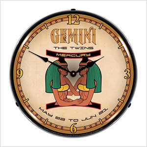 Gemini Backlit Wall Clock