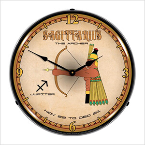 Sagittarius Backlit Wall Clock